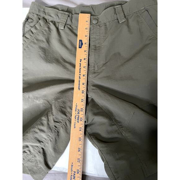 The North Face mens size 34 shorts olive green performance hiking, camping - Picture 4 of 7